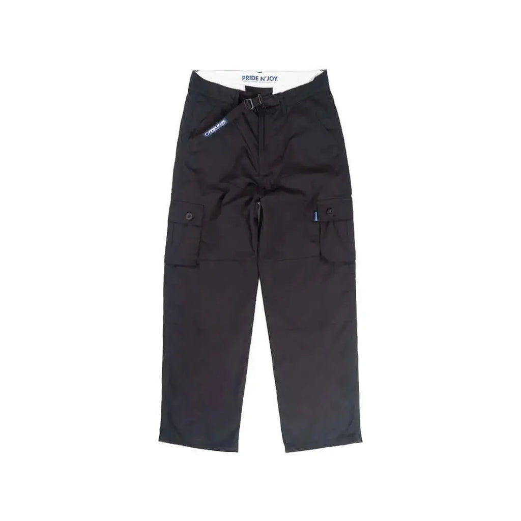 Pride N Joy Co - Black Cargo Pants Rangers Loose - Pride N Joy Co