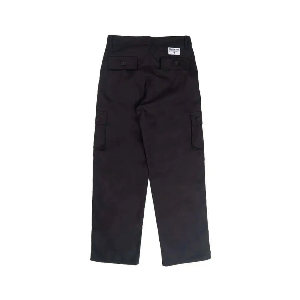 Pride N Joy Co - Black Cargo Pants Rangers Loose - Pride N Joy Co