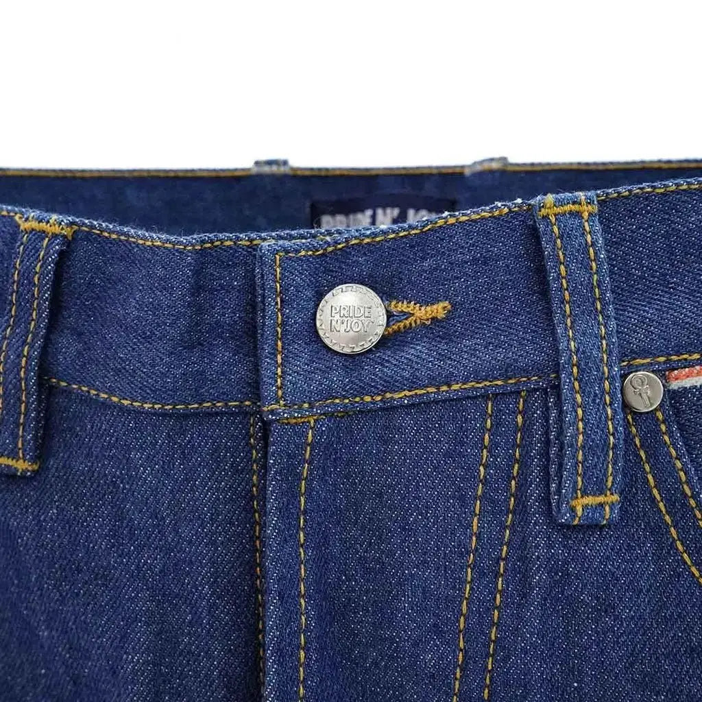 Pride N Joy Co - Eshe 17 Oz Heavyweight Selvedge Denim Jeans - Pride N Joy Co