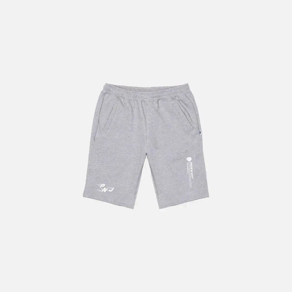 Pride N Joy Co - Fleece Short Pants Grey - Pride N Joy Co