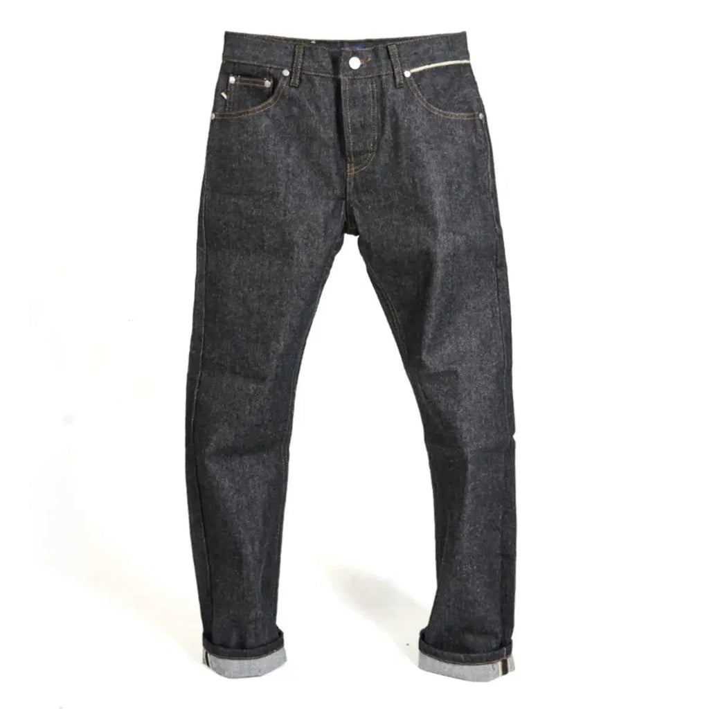 Pride N Joy Co - Heka 17 Oz Heavyweight Black Selvedge Denim Jeans - Pride N Joy Co