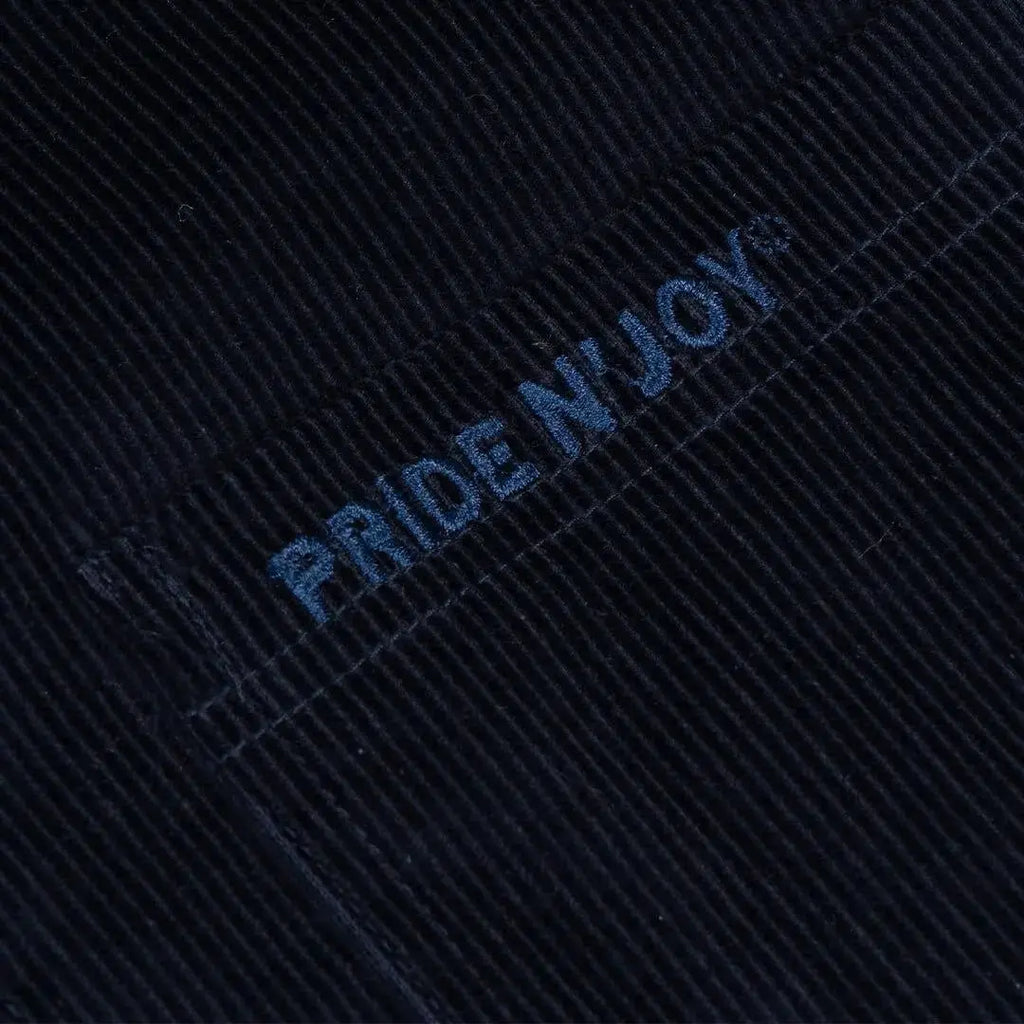 Pride N Joy Co - Navy Corduroy Shirt Embroidery - Pride N Joy Co