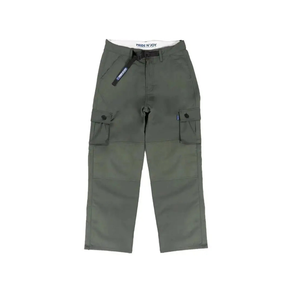 Pride N Joy Co - Olive Cargo Pants Rangers Loose - Pride N Joy Co