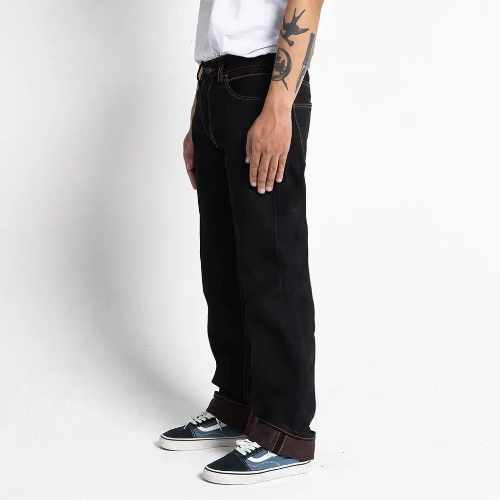 Pride N Joy Co - Sappan Wood 17 Oz Dyed Selvedge Heavyweight Denim - Pride N Joy Co