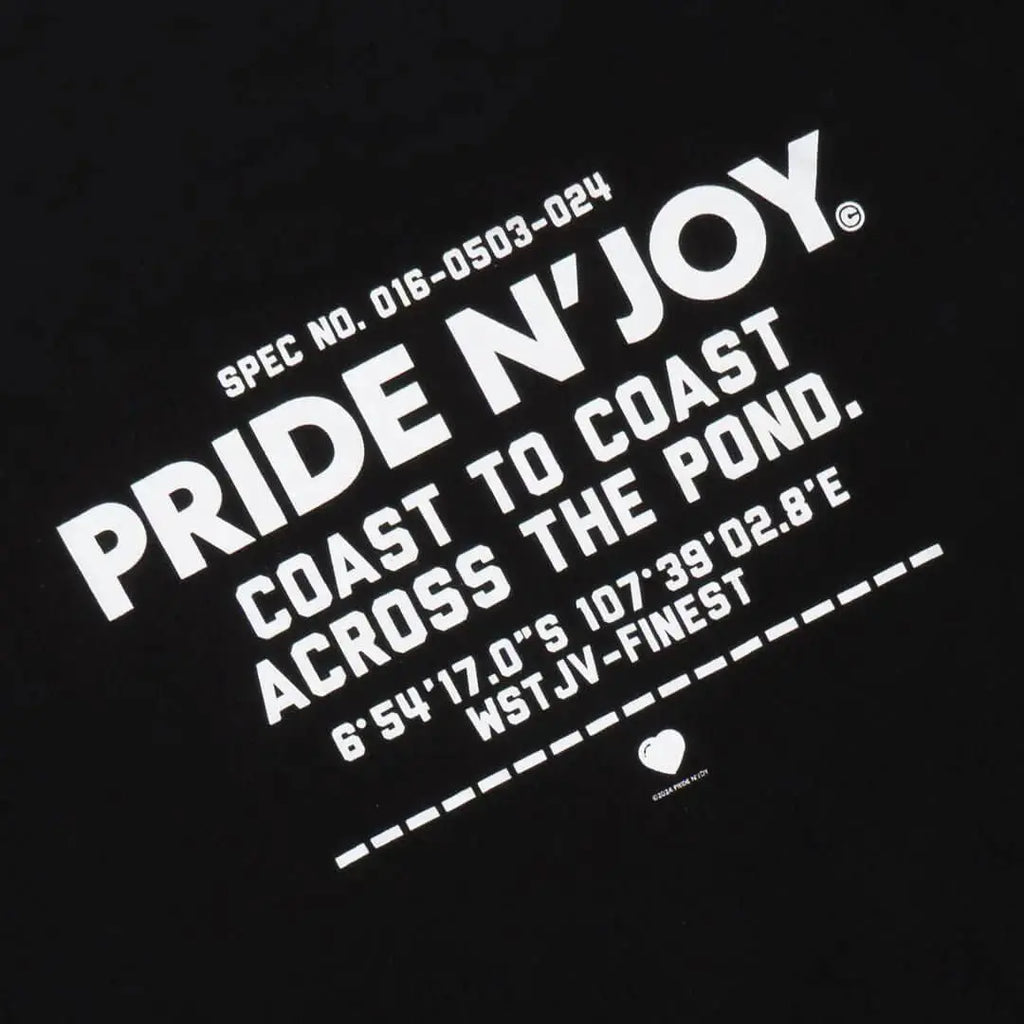 Pride N Joy Co - T-Shirt Graphic Across The Pond Tee Black - Pride N Joy Co