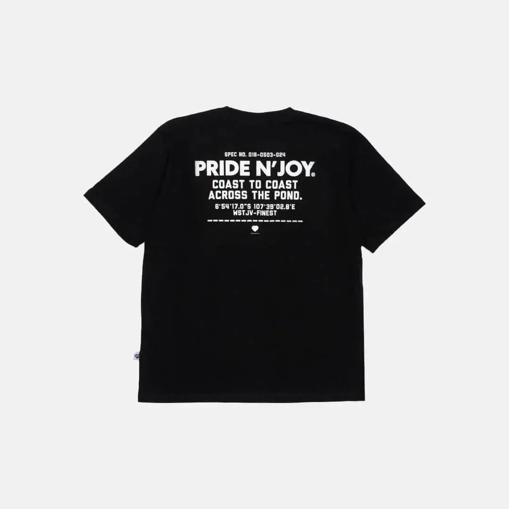 Pride N Joy Co - T-Shirt Graphic Across The Pond Tee Black - Pride N Joy Co