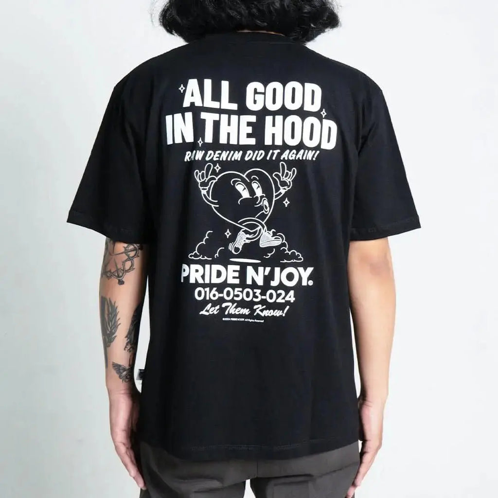 Pride N Joy Co - T-Shirt Graphic All Good Tee Black - Pride N Joy Co