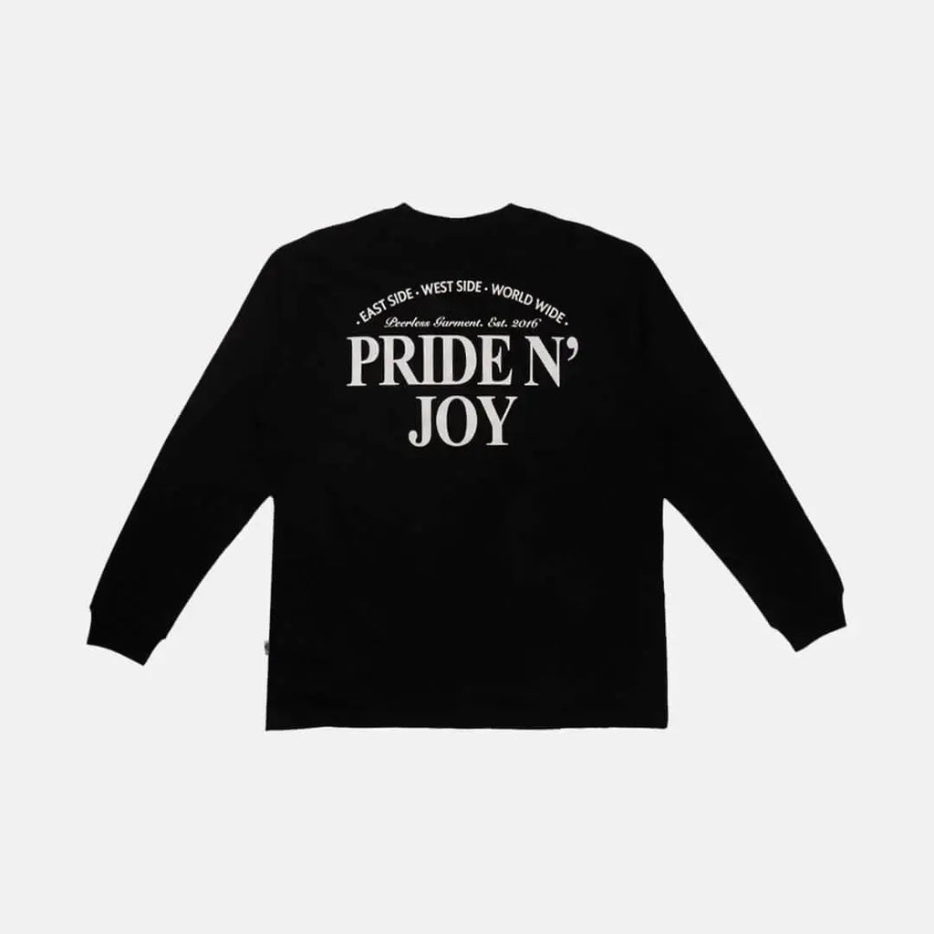 Pride N Joy Co - T-Shirt Longsleeve PNJ Rouman Black - Pride N Joy Co
