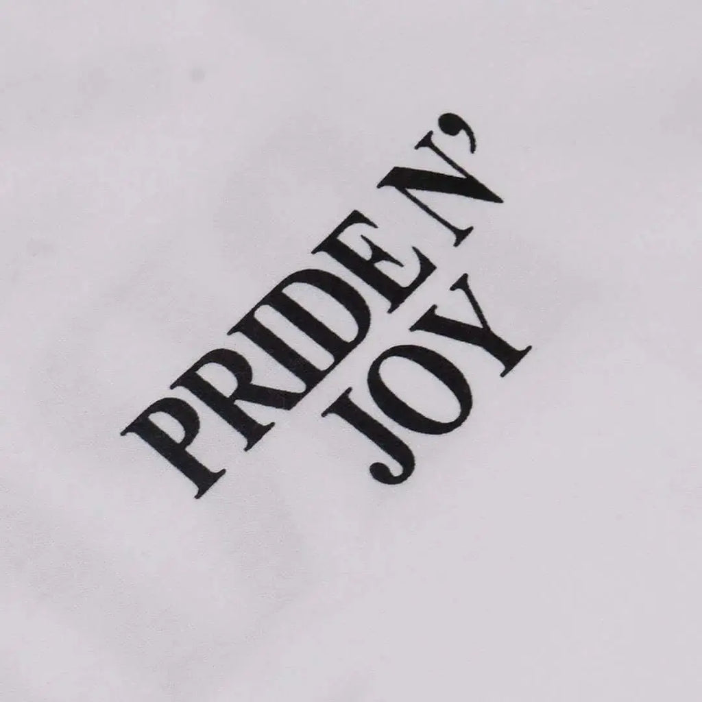 Pride N Joy Co - T-Shirt Longsleeve PNJ Rouman White - Pride N Joy Co