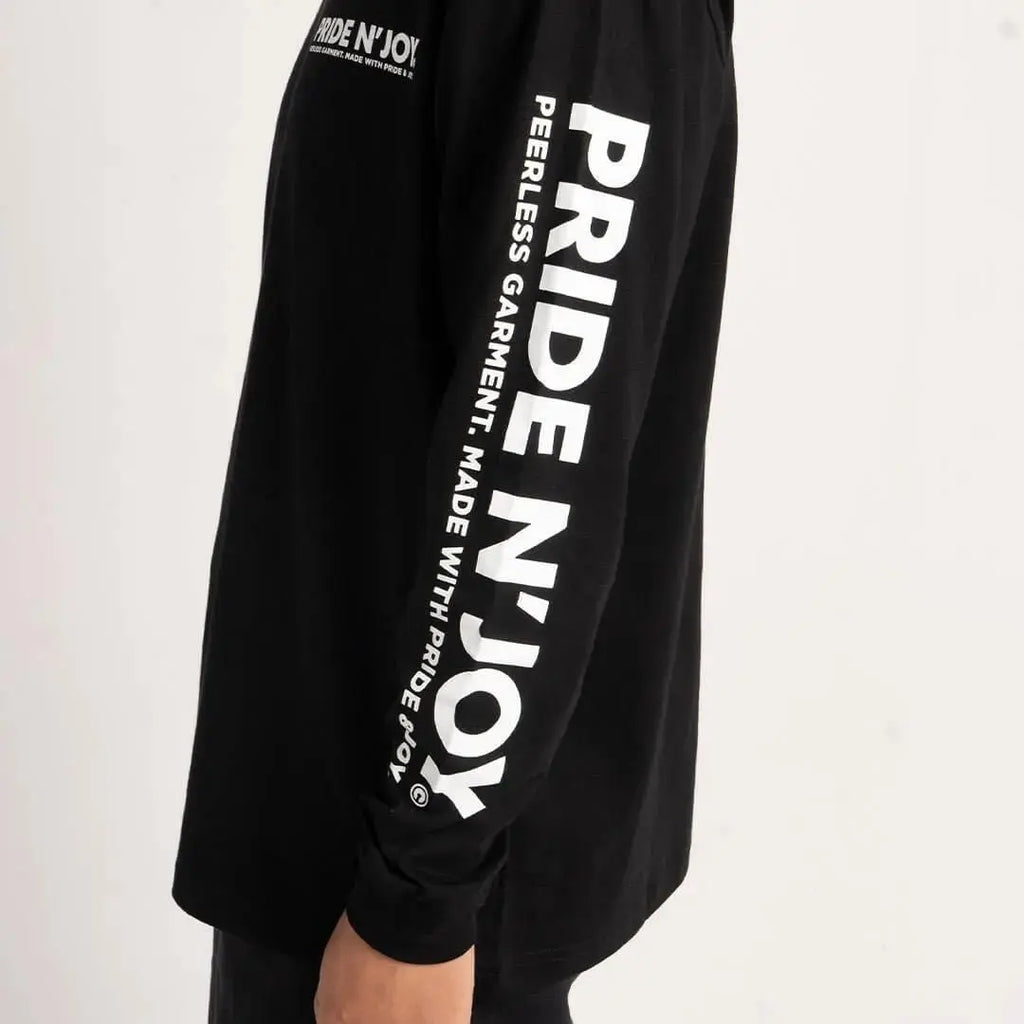 Pride N Joy Co - T-Shirt Longsleeve Pride N'Joy Black - Pride N Joy Co