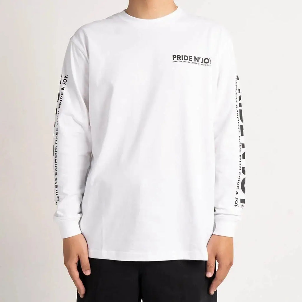Pride N Joy Co - T-Shirt Longsleeve Pride N'Joy White - Pride N Joy Co