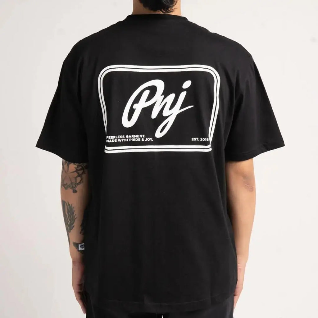 Pride N Joy Co - T-Shirt PNJ Skrip Box Black - Pride N Joy Co