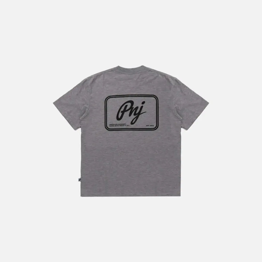 Pride N Joy Co - T-Shirt PNJ Skrip Box Grey - Pride N Joy Co
