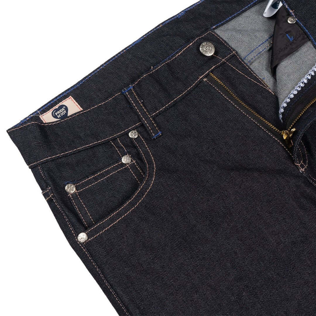 Pride N Joy Co - Valerie Raw Denim Pants - Pride N Joy Co