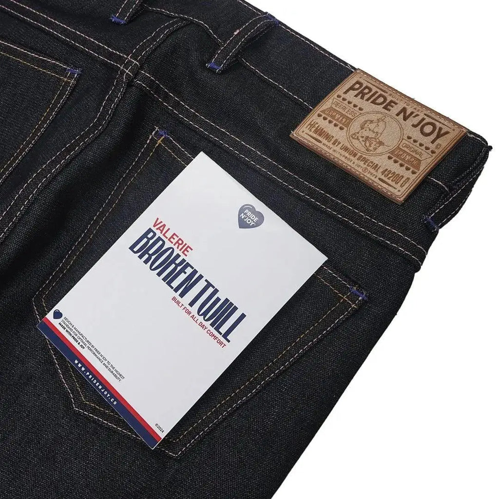 Pride N Joy Co - Valerie Raw Denim Pants - Pride N Joy Co