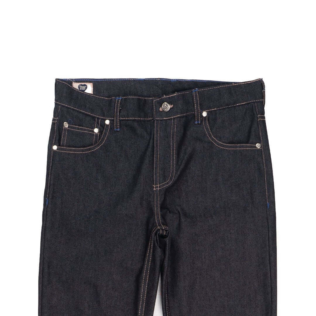 Pride N Joy Co - Valerie Raw Denim Pants - Pride N Joy Co